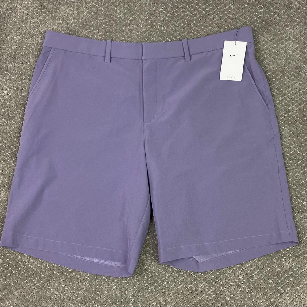 Nike Golf Shorts Men's 42 Light Purple Hybrid Performance Flex CU9740-509